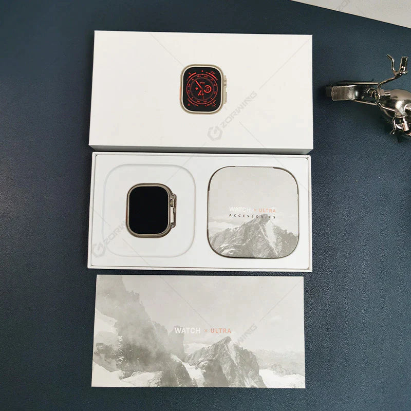 H11 Ultra Smart Watch for Men - 49mm GPS NFC Titanium Alloy Fitness Watch with 173 Sport Modes, Compatible with Android and iOS, Featuring Secure Strap Lock