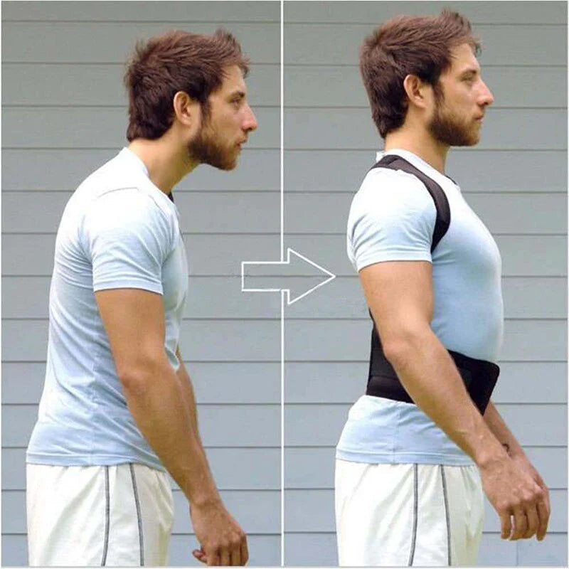 Magnetic Posture Corrector Back and Shoulder Support Brace for Men and Women