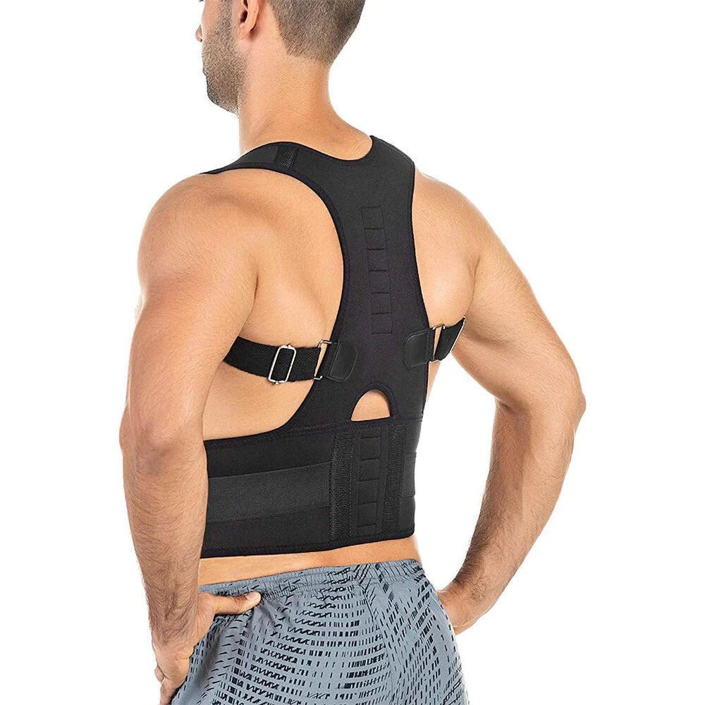 Magnetic Posture Corrector Back and Shoulder Support Brace for Men and Women