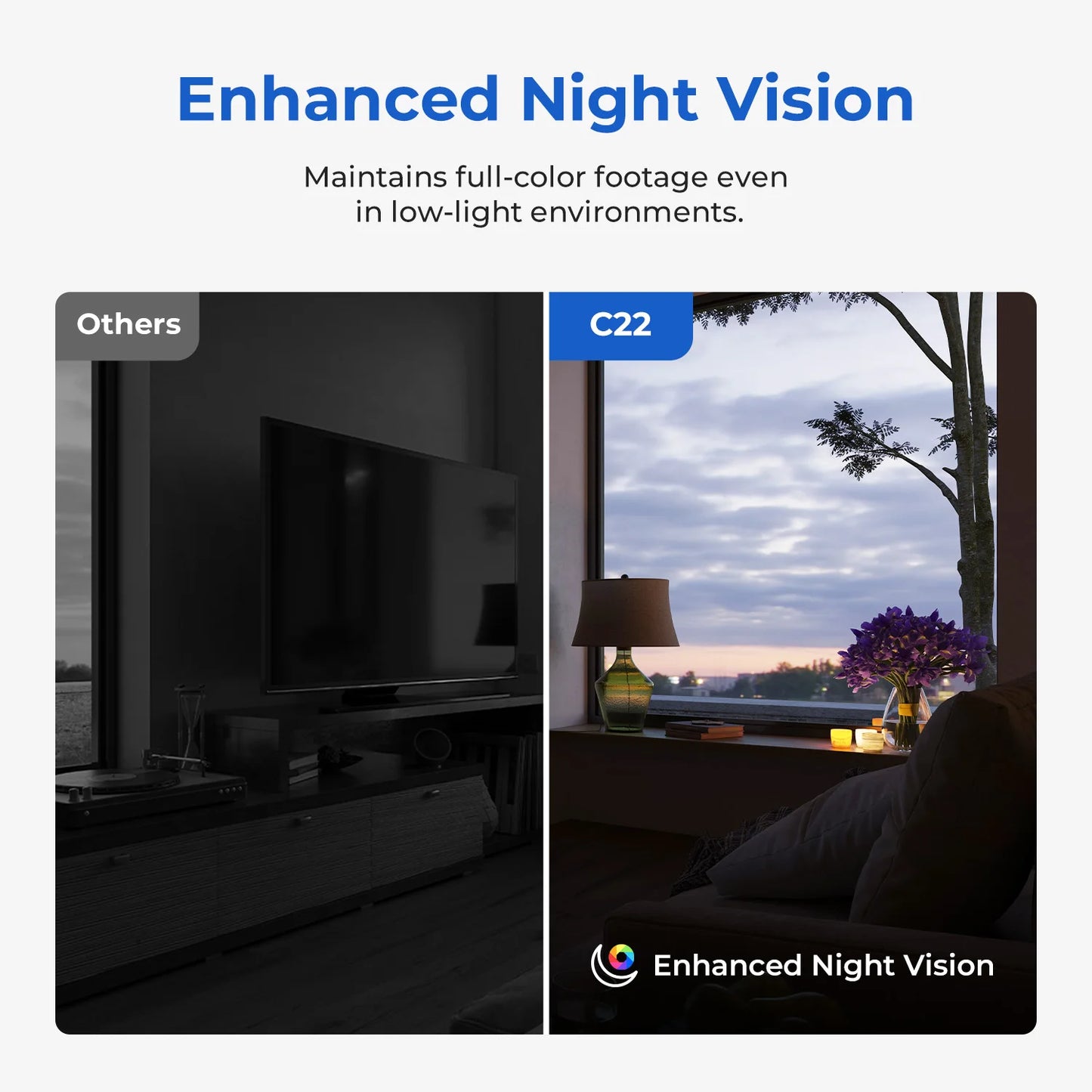 Peek-a-View - Smart 360° Indoor Security Camera – 3K Ultra HD | Color Night Vision | Baby & Pet Monitoring | Wi-Fi 6 | AI Motion Detection