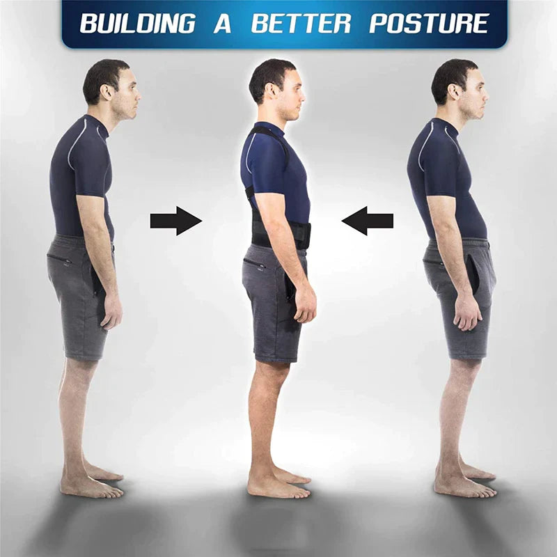 Magnetic Posture Corrector Back and Shoulder Support Brace for Men and Women
