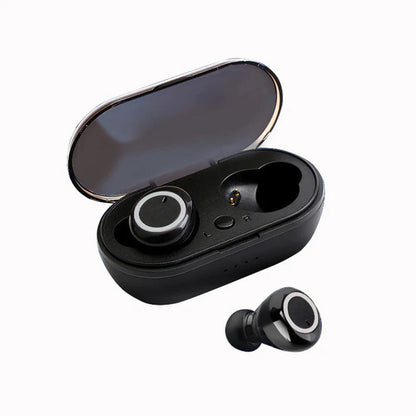 Y50 Bluetooth 5.0 TWS Wireless Earbuds with Charging Case - Stereo Gaming Headset for Mobile Devices