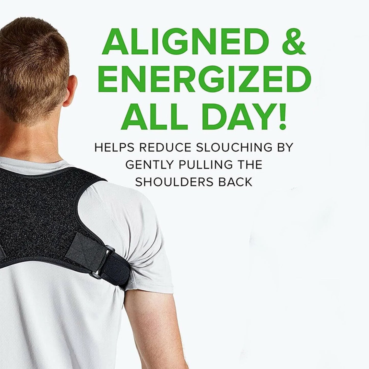 Adjustable Posture Corrector for Back and Shoulder Support - Unisex Brace Belt
