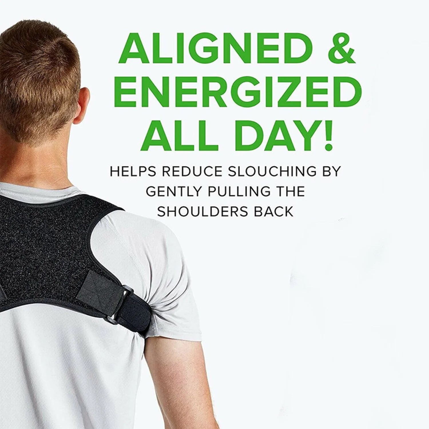 Adjustable Posture Corrector for Back and Shoulder Support - Unisex Brace Belt