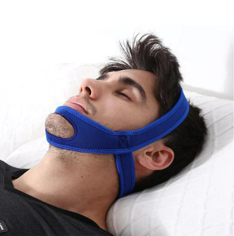 Anti-Snoring Chin Strap for Sleep Apnea Relief and Improved Sleep Quality