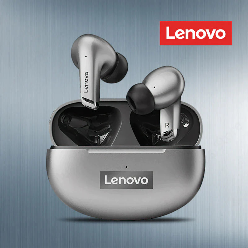 Lenovo LP5 Wireless Bluetooth Earbuds - HiFi Music Headphones with Microphone, Sports Waterproof Design, 2022 Model