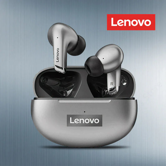 Lenovo LP5 Wireless Bluetooth Earbuds - HiFi Music Headphones with Microphone, Sports Waterproof Design, 2022 Model