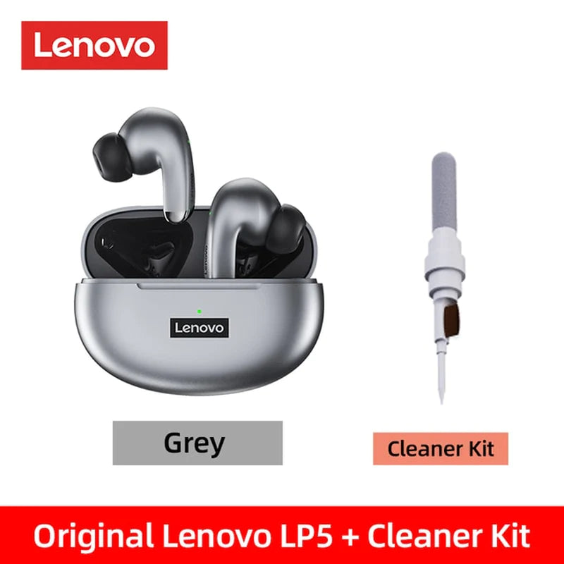 Lenovo LP5 Wireless Bluetooth Earbuds - HiFi Music Headphones with Microphone, Sports Waterproof Design, 2022 Model