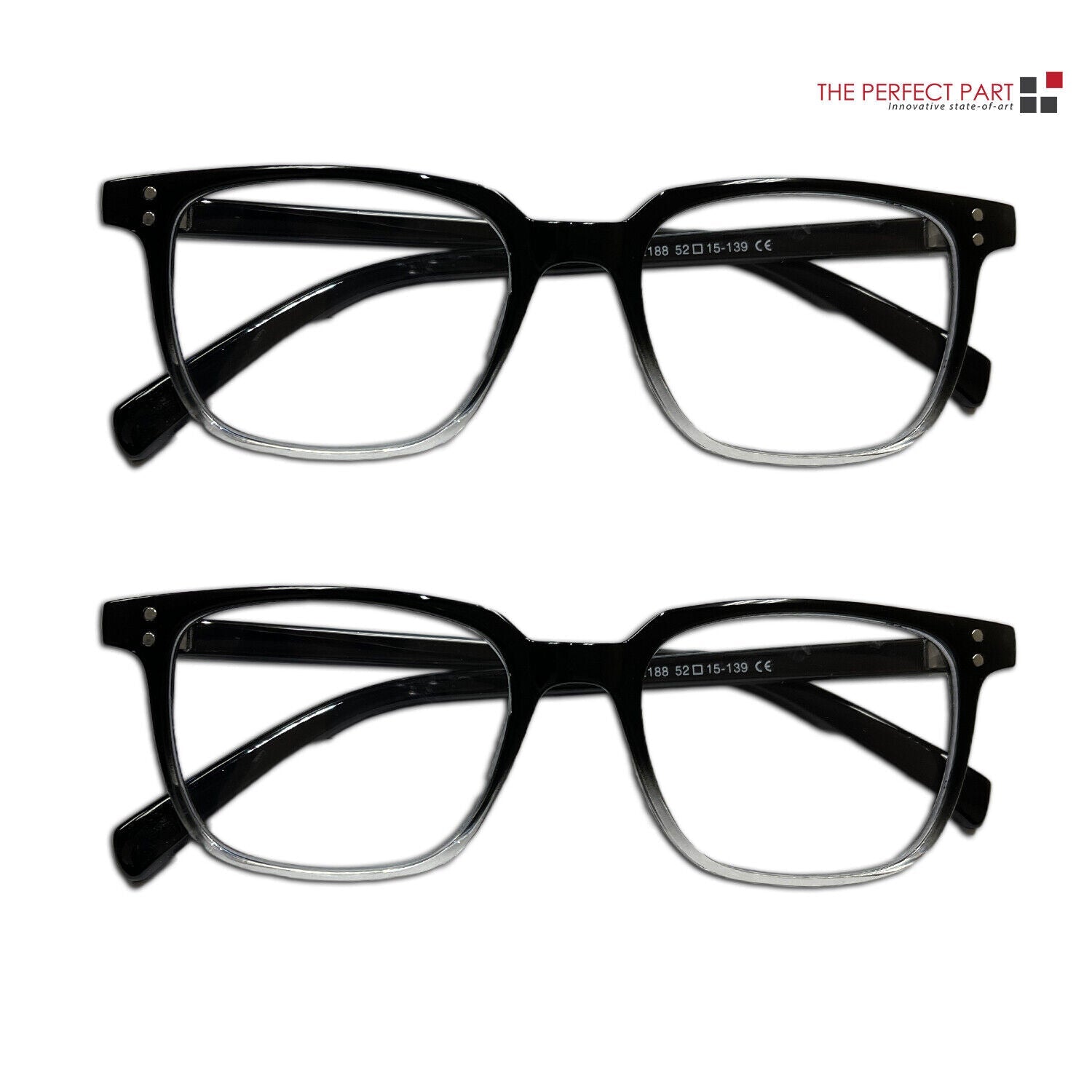 Unisex Blue Light Blocking Reading Glasses - 2 Pack for Men and Women