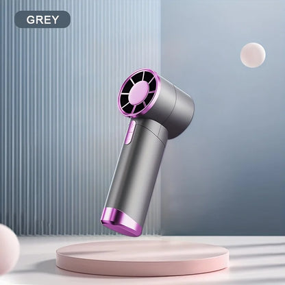 100 Gear Compact 100 Speed USB Charging Handheld Fan with Digital Display, Quiet and Powerful Mini Fan, Portable Fan