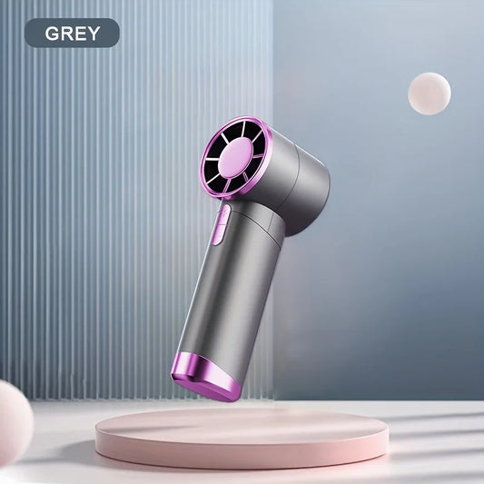 100 Gear Compact 100 Speed USB Charging Handheld Fan with Digital Display, Quiet and Powerful Mini Fan, Portable Fan
