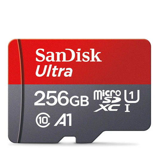 SanDisk - MicroSD Card 256GB 128GB 64GB 32GB TF Micro Sd Card Class 10 UHS-1 Flash Card Memory for Smartphone / PC