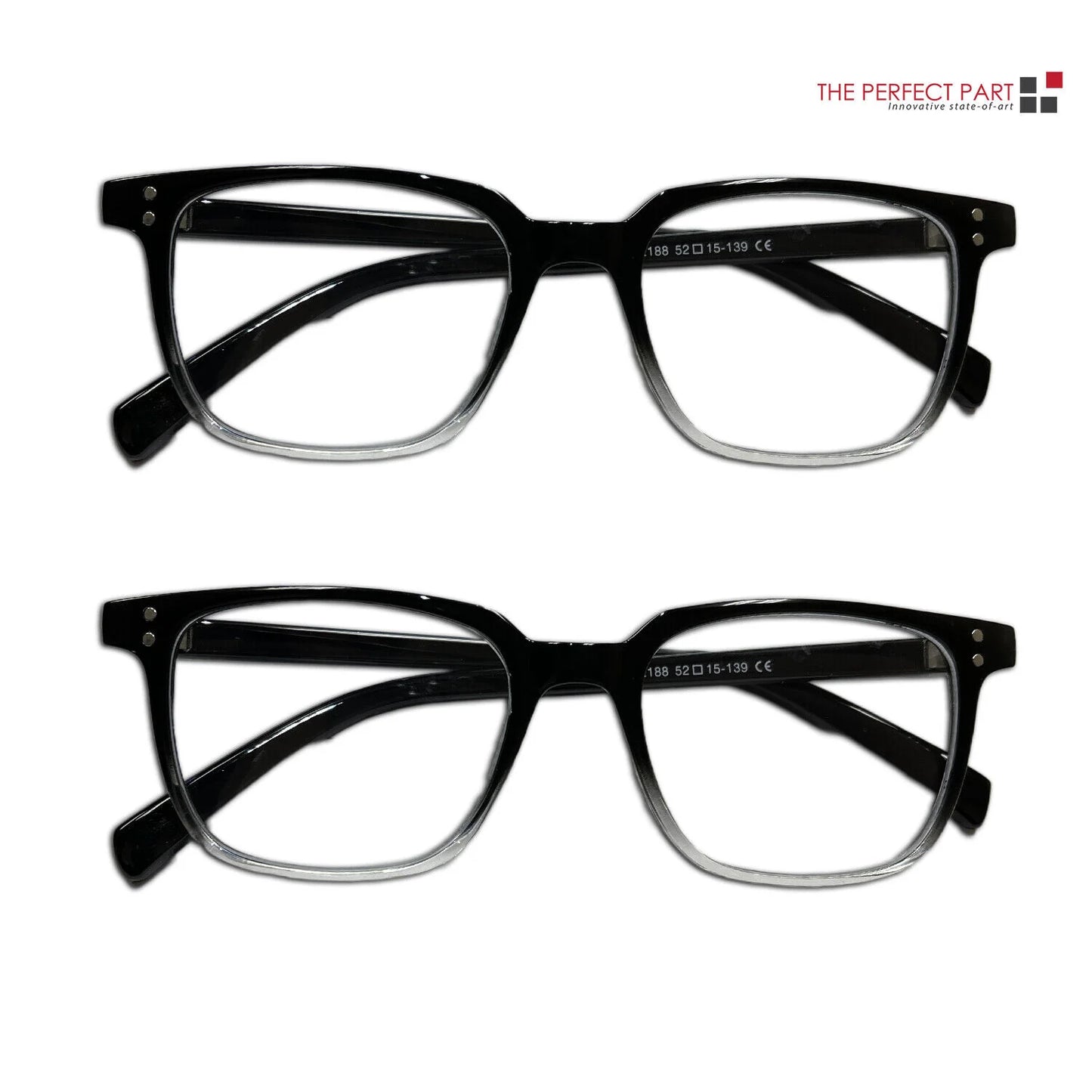 Unisex Blue Light Blocking Reading Glasses - 2 Pack for Men and Women