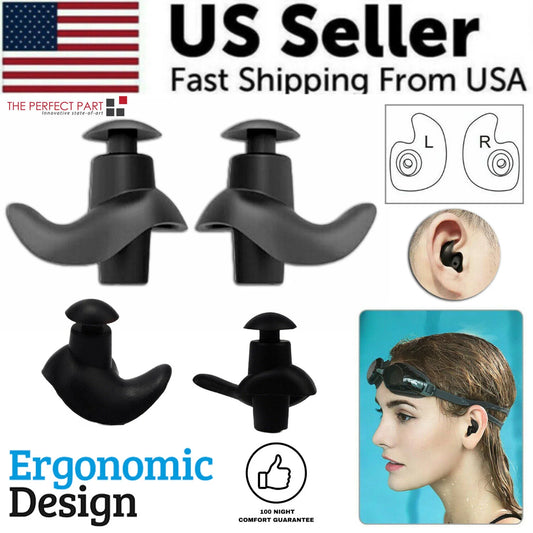Soft Silicone Ear Plugs for Swimming Sleeping anti Snore Reusable