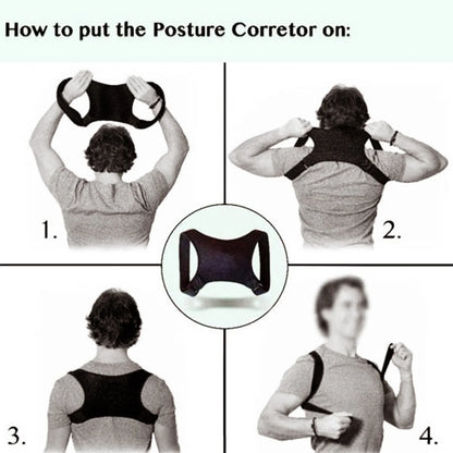 Adjustable Posture Corrector for Back and Shoulder Support - Unisex Brace Belt