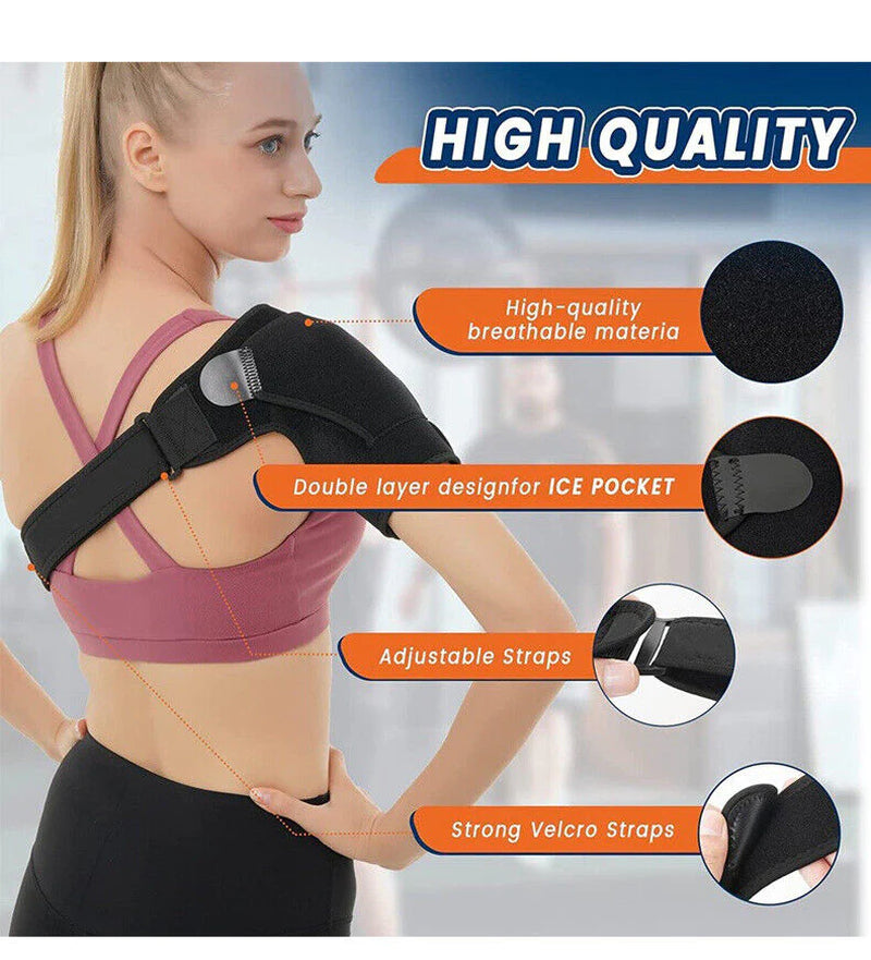 Shoulder Compression Sleeve for Rotator Cuff and AC Joint Pain Relief