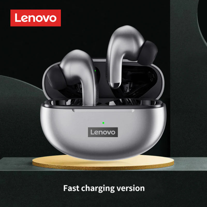 Lenovo LP5 Wireless Bluetooth Earbuds - HiFi Music Headphones with Microphone, Sports Waterproof Design, 2022 Model