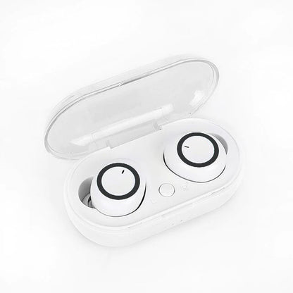 Y50 Bluetooth 5.0 TWS Wireless Earbuds with Charging Case - Stereo Gaming Headset for Mobile Devices