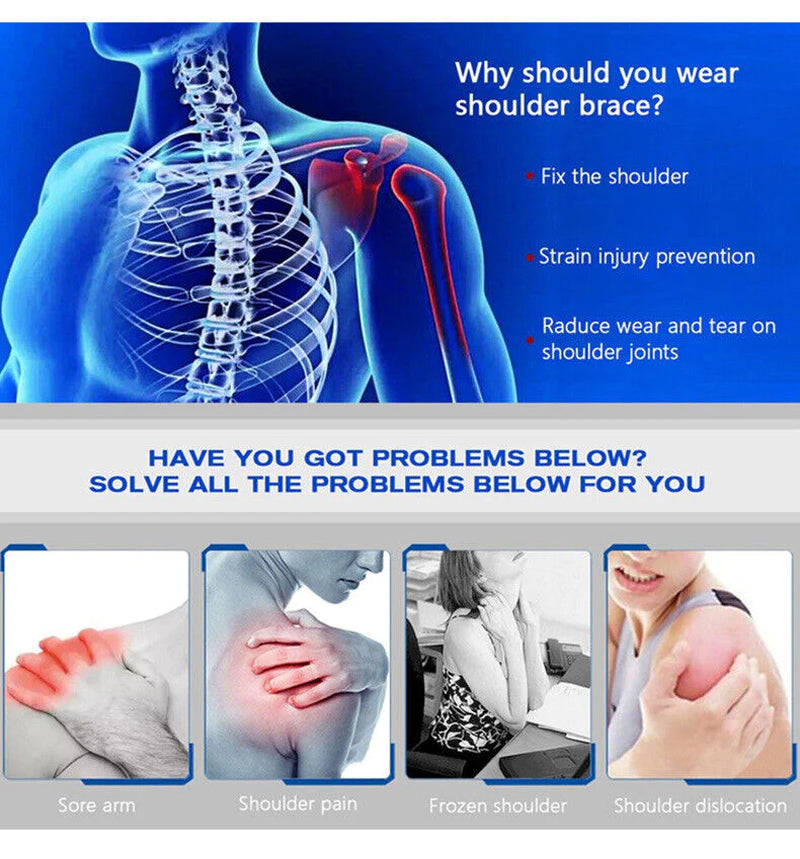 Shoulder Compression Sleeve for Rotator Cuff and AC Joint Pain Relief